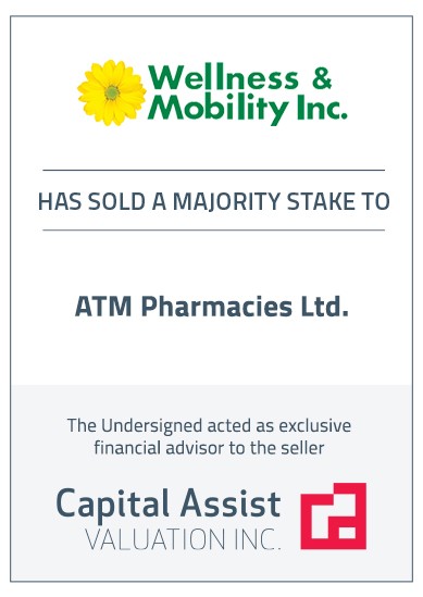 Transaction Announcement: Wellness & Mobility Inc.